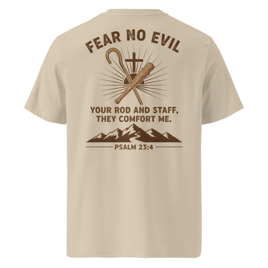 Devoted Scriptures Unisex Organic Cotton T-Shirt STTU169 in Desert Dust color