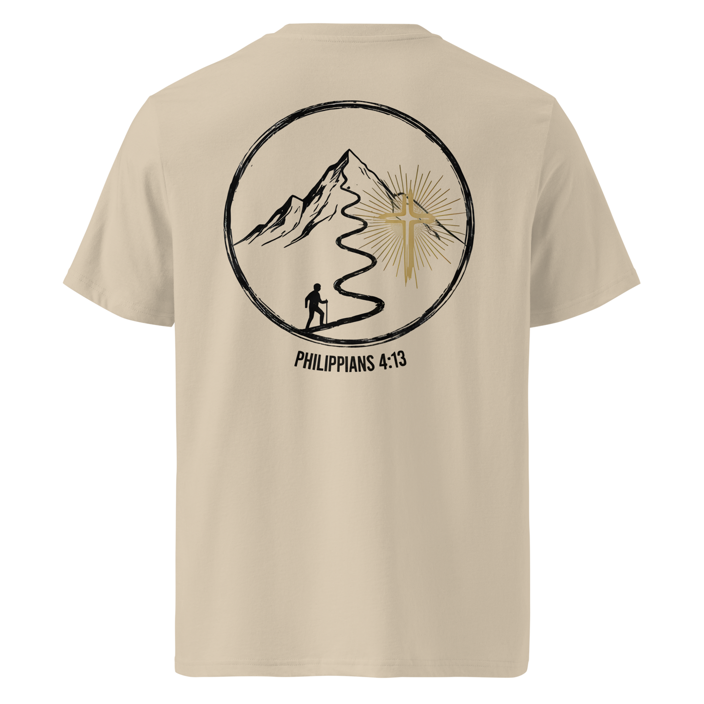 Devoted Scriptures Philippians 4:13 T-Shirt in Desert Dust - Stanley Stella STTU169