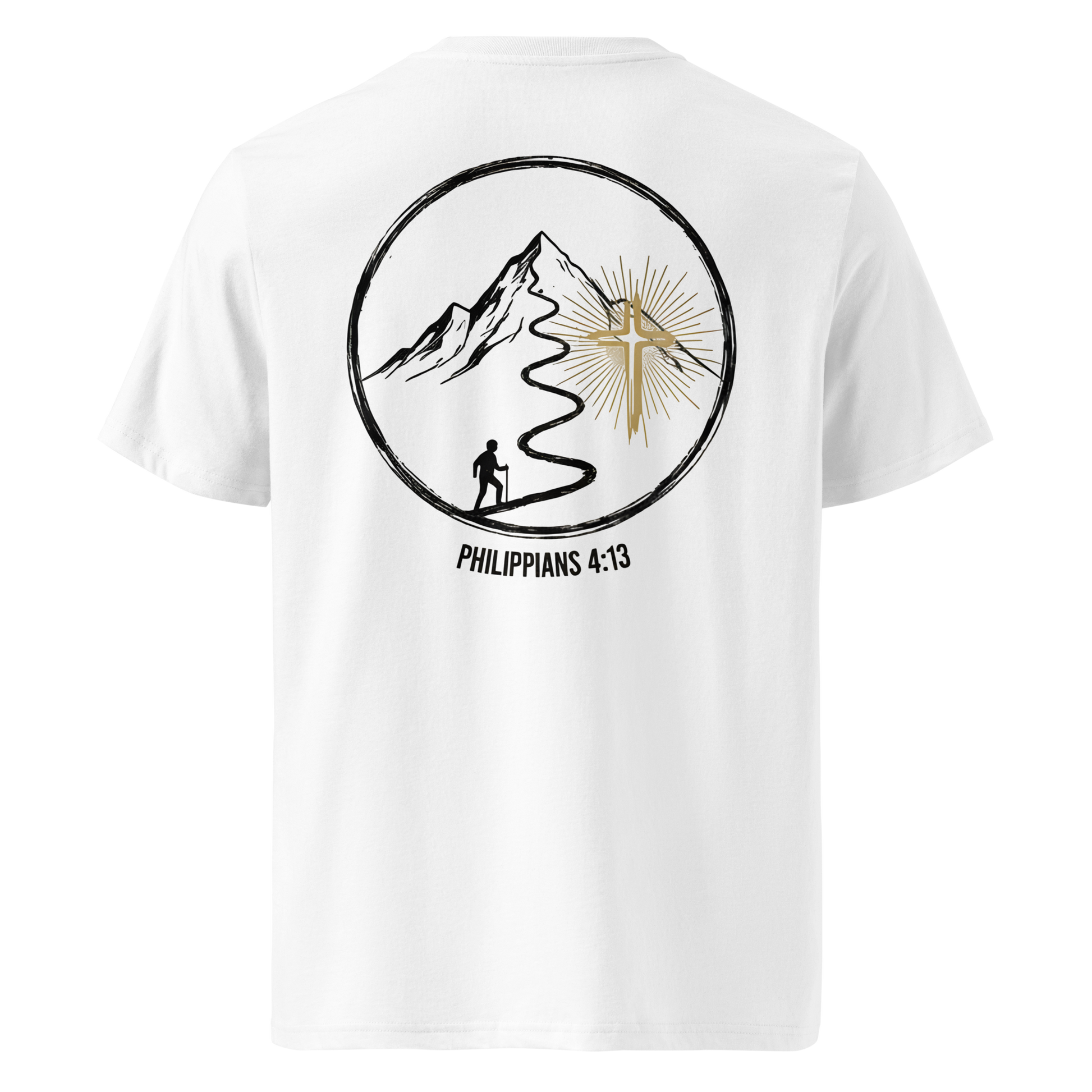 Devoted Scriptures Philippians 4:13 T-Shirt in White - Stanley Stella STTU169